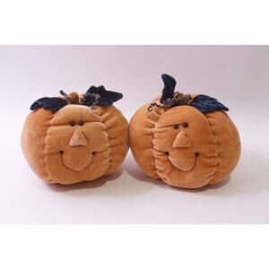 Halloween, Pumpkin, Small Plush, Lot, Orange, Holiday Decor, ~ 251120-WH 1399